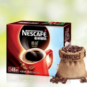 雀巢（Nestle）醇品速溶黑咖啡48包*1.8克盒装
