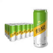 怡泉 零糖 柠檬味 苏打水 330ml*24罐 *2件 101.84元包邮（双重优惠）