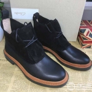 限38码，Clarks 其乐 Trace Fawn 女士拼皮系带短靴 Prime会员免费直邮含税