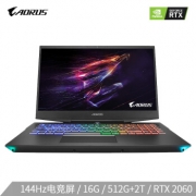GIGABYTE 技嘉 AORUS 15 人工智能笔记本（i7-8750H、16G、512G+2T、RTX2060、144Hz、RGB键盘）  10999元包邮