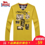LONSDALE 龙狮戴尔 113309667 男士长袖T恤 59元