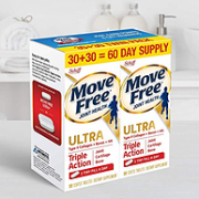 30粒x2瓶，白金修复版，Schiff Move Free 维骨力 骨胶原氨糖维骨力
