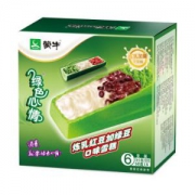 蒙牛绿色心情炼乳红豆加绿豆口味雪糕68g*6支