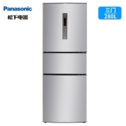 618预告、历史低价：Panasonic 松下 NR-C280WP-S 280L 多门冰箱 2990元包邮
