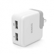 罗马仕（ROMOSS）AC12S 双USB 5V 2.1A 充电头