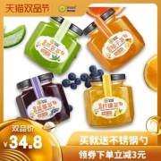 东大韩金 蜂蜜茶组合装 238g*4瓶  券后24.8元