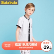 Balabala 巴拉巴拉 男童短袖衬衫29.9元包邮