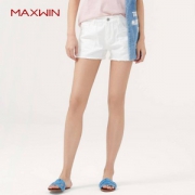 优衣库制造商，Maxwin 马威 女士修身纯色性感短裤 多色