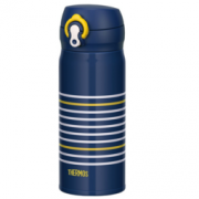中亚Prime会员：THERMOS 膳魔师 便携保温杯 一触即开型 400ml 海军蓝黄色 JNL-402 NV-Y 125.93元+14.10元含税直邮约140元