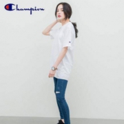 champion 冠军 情侣款 纯色经典T恤