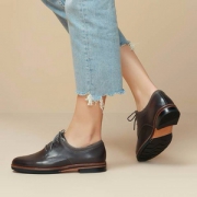 码全，Clarks 其乐 Frida Derby 女士真皮休闲鞋