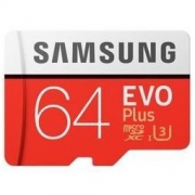 SAMSUNG 三星 EVO Plus MicroSDXC UHS-I U3 Class10 TF存储卡 64GB 59.9元