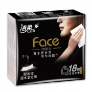 C&S 洁柔 黑Face 迷你手帕纸 4层6片*72包