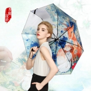 羚羊早安 原创画晴雨三折太阳伞 券后￥29.9