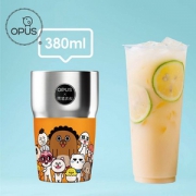 opus  双层304不锈钢广口杯（同道大叔联名款） 380ml