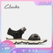 其乐clarks 男磨砂头层牛皮 罗马凉鞋 Explore Part软底 469元包邮 平常899元