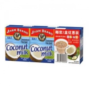 AYAMBRAND雄雞標椰浆优惠组合装200ml*3盒+凑单品