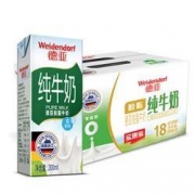 Weidendorf 德亚 脱脂纯牛奶 200ml*18盒 *5件