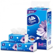 Vinda 维达 超韧系列 软抽纸 3层120抽*4包 *2件 +凑单品