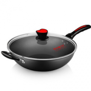 COOKER KING 炊大皇 WG15075 健康涂层不粘炒锅 3  79.9元包邮