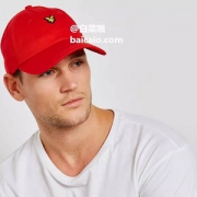 英国皇室御用品牌，Lyle & Scott 苏格兰金鹰 男士纯棉可调节棒球帽 Prime会员凑单免费直邮含税