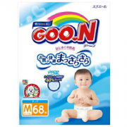 GOO.N 大王 维E系列 婴儿纸尿裤 M号 68片 *5件  354.60元含税包邮