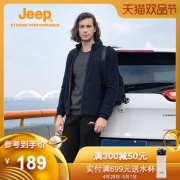JEEP J832094226 男款抓绒衣外套  券后166元