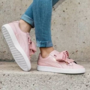 PUMA 彪马 Basket Heart Patent 女士运动板鞋