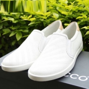 国内￥1013，19年春季新款 ECCO 爱步 Leisure惬意系列 女士牛皮一脚蹬休闲鞋 205043