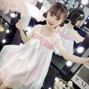 妍珍妮 女童 汉服中国风 48元吧