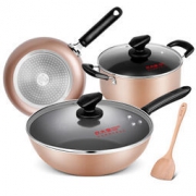 23日0点：COOKER KING 炊大皇 WG46628 锅具套装 159元包邮