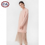 C＆A 西雅衣家 CA200210291-PL 女士鱼尾连衣裙 99元