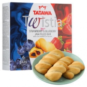 马来西亚进口 TATAWA 缤纷双果味夹心软型曲奇饼干 125g/盒 *7件 54.3元（合7.76元/件）