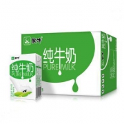 蒙牛 纯牛奶PURE MILK 250ml*16包礼盒装*3件