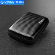 奥睿科(ORICO)2.5英寸移动硬盘包 硬盘盒保护包套防水抗震包 多功能数码配件数据线充电宝收纳包 黑色PHM 9.9元（拼团价，2人成团）