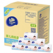 维达(Vinda) 婴儿抽纸 3层150抽 软抽面巾纸*18包纸巾 *2件 99.8元包邮（合49.9元/件）