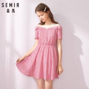 Semir森马 女士格纹连衣裙