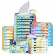 nuby（努比）婴儿湿巾 8抽32包 *6件 149.4元（多重优惠，合24.9元/件）