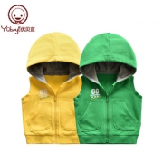 Yobey 优贝宜 儿童针织连帽马甲 39元