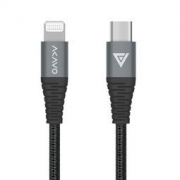 新品发售：AKAVO 爱否开物 1号线 Type-C to Lightning MFI认证 编织数据线 1.2米 59元包邮
