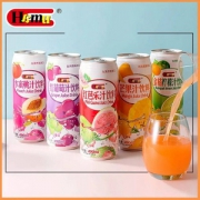台湾进口，Hamu 果味饮料490ml*4罐组合装