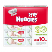 好奇 Huggies 银装婴儿湿巾 80抽*10包装 *2件  136元包邮
