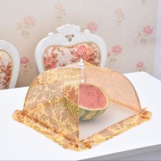 热销10w 水洗蕾丝防蚊虫折叠餐桌菜罩 券后￥6.8