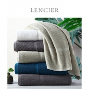 LENCIER 兰叙 可挂式纯棉毛巾 70*35cm*120g 3条39元包邮（需用券）