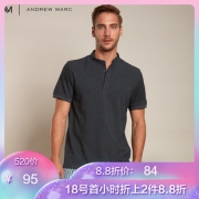 ANDREW MARC XFSM8GP196MNY 男士纯棉修身亨衫 95元