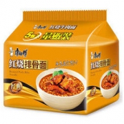 康师傅 方便面 （KSF) 经典系列 红烧排骨面 五连包 *2件 19.56元（合9.78元/件）