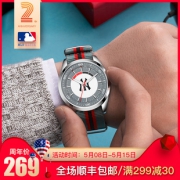 美国职棒大联盟 MLB 男女防水夜光石英表 269元包邮