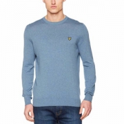 限xs码，Lyle & Scott 苏格兰金鹰 男士美利奴羊毛混纺毛衣 Prime会员凑单免费直邮含税