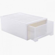 百露塑料抽屉式收纳箱37*25*14cm1个*3件