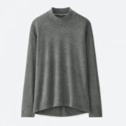 UNIQLO 优衣库 412793 HEATTECH摇粒绒半高领运动上衣